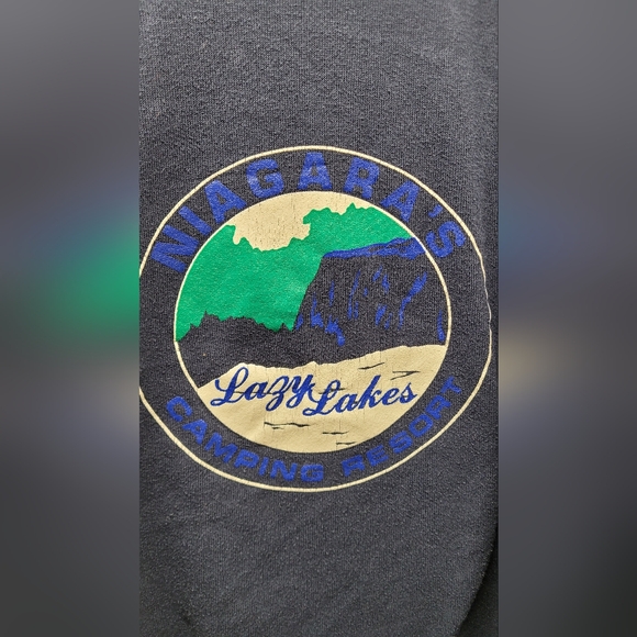 Vintage Tultex sweats Niagara falls Lazy Lakes XL pullover sweater - Picture 2 of 5